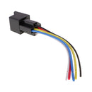5 Pieces DC12V 40Amp Car SPDT Automotive Relay 5-Pin 5 Wires Harness Socket Kits for Car Boat