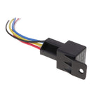 5 Pieces DC12V 40Amp Car SPDT Automotive Relay 5-Pin 5 Wires Harness Socket Kits for Car Boat