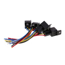 5 Pieces DC12V 40Amp Car SPDT Automotive Relay 5-Pin 5 Wires Harness Socket Kits for Car Boat