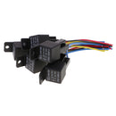 5 Pieces DC12V 40Amp Car SPDT Automotive Relay 5-Pin 5 Wires Harness Socket Kits for Car Boat