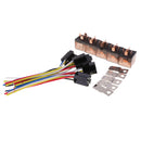 5 Pieces DC12V 80Amp Car SPDT Automotive Relay 5-Pin 5 Wires Harness Socket Kits for Car Boat
