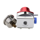 Silver Universal Adjustable Fuel Pressure Regulator Adjuster Auto Parts