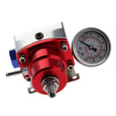 Silver Universal Adjustable Fuel Pressure Regulator Adjuster Auto Parts