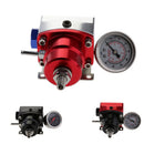 Silver Universal Adjustable Fuel Pressure Regulator Adjuster Auto Parts