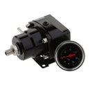 Black Universal Adjustable Fuel Pressure Regulator Adjuster Auto Parts