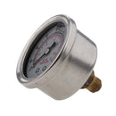 Automotive Fuel Pressure Regulator 160psi Gauge AN6 Fittings Red