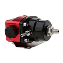 Automotive Fuel Pressure Regulator 160psi Gauge AN6 Fittings Red