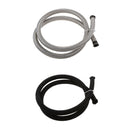 AN 6 High Temperature Stainless Steel Braided Racing Car Hose Fuel Oil Line 3.28 Feet Silver