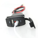 3.5mm Audio Jack AUX/USB Socket Adapter for Car Motorcycle Marine Boat RV
