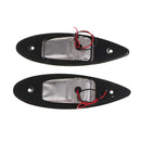 Red&Green Marine Boat LED Side Navigation Light Flush Mount Side Light SS.304