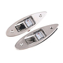 Red&Green Marine Boat LED Side Navigation Light Flush Mount Side Light SS.304