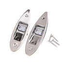 Red&Green Marine Boat LED Side Navigation Light Flush Mount Side Light SS.304