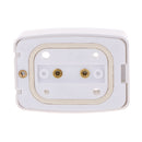 RV Boat Marine Navigation White LED Light Bulb 12V and Waterproof White Housing