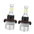 2 Piece LED Headlight Bulbs 6000K Car Aluminum Conversion Kit H13 72W 7200LM