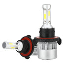 2 Piece LED Headlight Bulbs 6000K Car Aluminum Conversion Kit H13 72W 7200LM