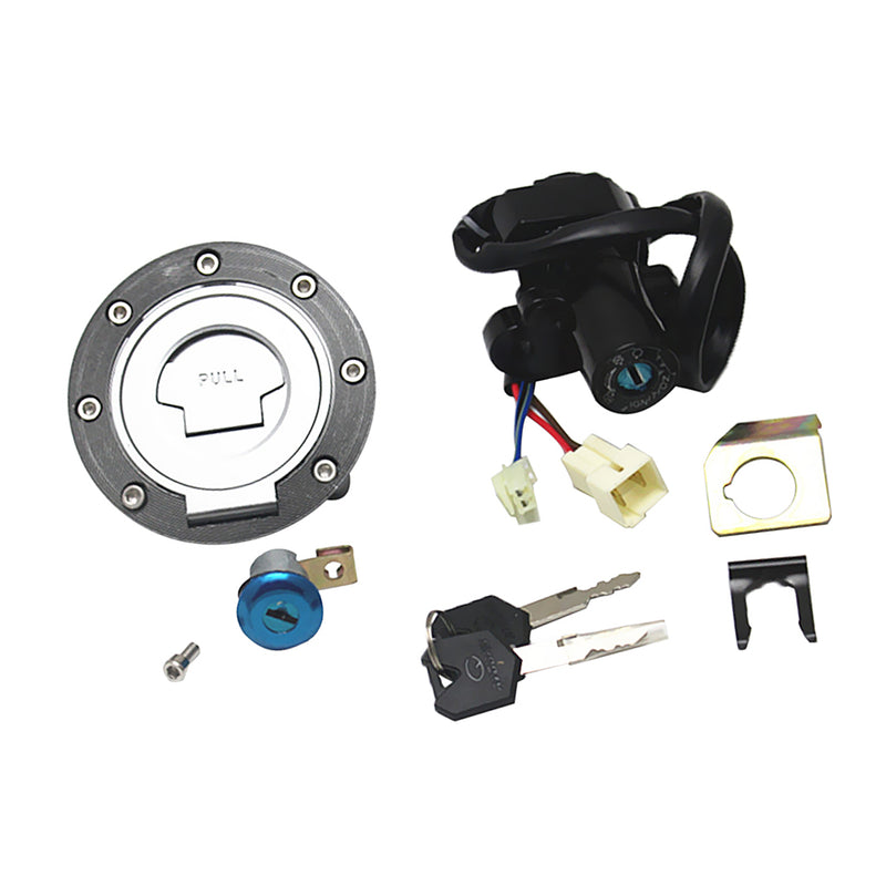 1 Set of Ignition Switch Lock Fuel Gas Cap with 2 Keys For Honda JR1300 2003-2005 Yamaha YZF R1 2004-2015 YZF R6 2006-2015