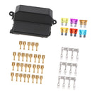 Car Auto 6-Way Blade Fuse Holder 5 Relay Socket Distribution Block