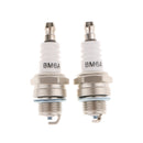 2 Pieces Engine Standard Spark Plug BM6A For Chainsaw Lawn Mower Strimmer