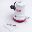 Impact Resistant ABS Plastic DC 24Volt 4 Amp 1500 GPH 29mm ID Hose Bilge Pump