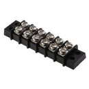 6 Gang Terminal Block Nickel Plated Brass Contacts 30A For Boats
