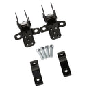 New Black Metal Retro Footrest Board & Foot Peg & Pedals Board Fit For Motorcycle Bicycle Motor