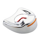 Amber Light Fairing Mount Mirror LED Lamp Cover Cap For Harley Street Glide 1996-2013