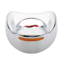 Amber Light Fairing Mount Mirror LED Lamp Cover Cap For Harley Street Glide 1996-2013