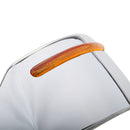 Amber Light Fairing Mount Mirror LED Lamp Cover Cap For Harley Street Glide 1996-2013