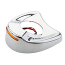 Amber Light Fairing Mount Mirror LED Lamp Cover Cap For Harley Street Glide 1996-2013