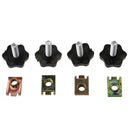 Black Hard Saddlebag Locks Mounting Security Theft Deterrent For Harley Motorcycle