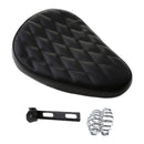Motorcycle 3 Inch Spring Solo Diamond Seat For Harley Yamaha Honda Kawasaki