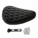 Motorcycle 3 Inch Spring Solo Diamond Seat For Harley Yamaha Honda Kawasaki
