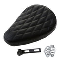 Motorcycle 3 Inch Spring Solo Diamond Seat For Harley Yamaha Honda Kawasaki