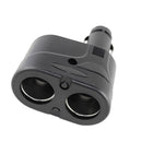 2 in 1 Way Car Cigarette Lighter Socket Splitter 12V Car Charger Adapter