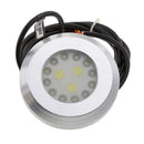 Silver Marine Boat Underwater 12W 6500-7500K Round LED Ceiling Panel Light