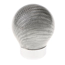 Universal Carbon Fiber Car Gear Shift Shifter Knob with 4 Adapters Silver