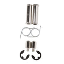 Motorcycle Aluminum CNC Black Footpegs Footrest Pedal Foot Pegs For Kawasaki ZX-6R/10R/9R/650R/Z1000/Z750