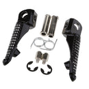 Motorcycle Aluminum CNC Black Footpegs Footrest Pedal Foot Pegs For Kawasaki ZX-6R/10R/9R/650R/Z1000/Z750