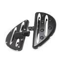 2 Piece CNC Male Mount Foot Pegs Floorboard For Harley Driver Passenger Highway