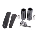 Motorcycle Carbon Fiber No Cut Frame Slider Set For Kawasaki ZX6R (13-17)