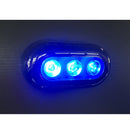 5" Wire Hole Cut Out Marine Boat Surface Mount LED Blue Underwater Light