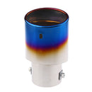Universal Stainless Steel Car Exhaust Pipe Tail Tip Straight Connector