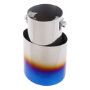 Universal Stainless Steel Car Exhaust Pipe Tail Tip Straight Connector