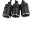 Universal 3 IN1 Car Cigarette Lighter Splitter Charger 3-Way Socket Female Plug