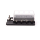 Car Boat 6V/12V/24V 8 Way Fuse Box Holder And Fuse With Red LED Light Kit