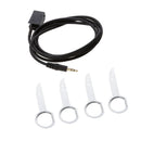 Car 6000 CD 3.5MM Aux-In Cable Adapter with Removal Keys for Ford Mondeo Focus