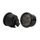 1 Pair Balck Front Grill Amber LED Turn Signal Lights Smoke Lens For Jeep Wrangler