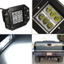 1 Pair Replaceemnt 36W Spot LED Work Light for Jeep 4X4 UTV Boat 4WD Fog Lamp Flush Mount