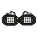 1 Pair Replaceemnt 36W Spot LED Work Light for Jeep 4X4 UTV Boat 4WD Fog Lamp Flush Mount