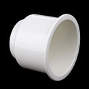 4 Pieces Boat Plastic White Cup Drink Holder For Marine Yacht Truck RV